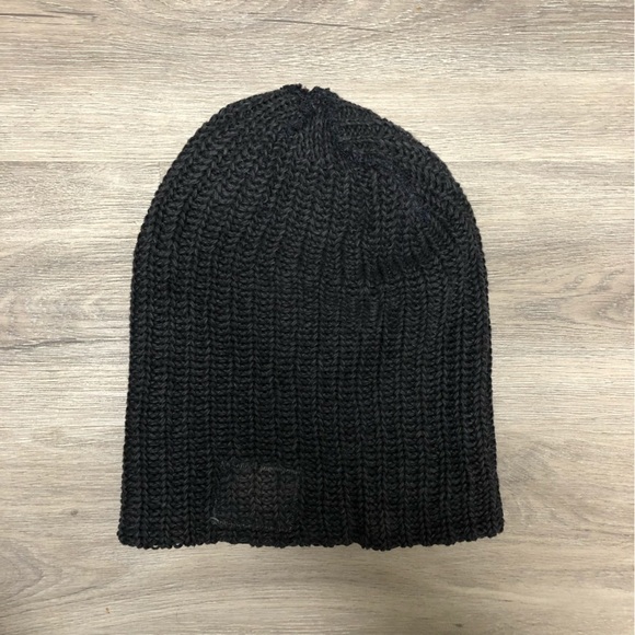 Love Your Melon Gray Chunky Hand Knit Beanie Hat 100% Cotton Made in USA 🇺🇸 - Picture 5 of 6